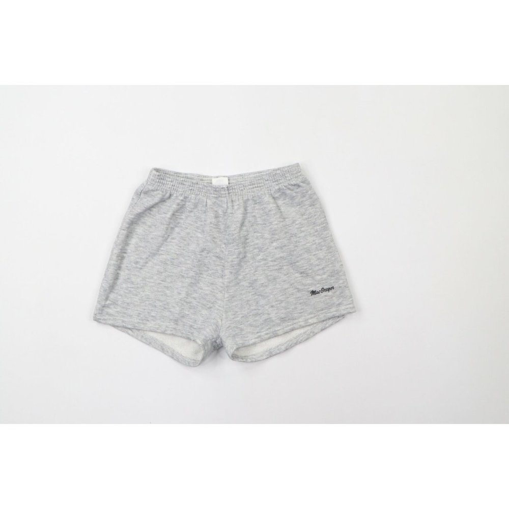 Vtg 80s MacGregor Womens Medium Spell Out Hot Shorts Booty Shorts Triblend USA